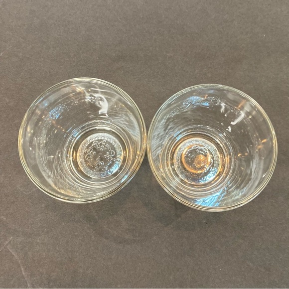 𝅺SET of 2 Crown Royal Whiskey Lowball Glass Tumblers Embossed - Picture 4 of 6